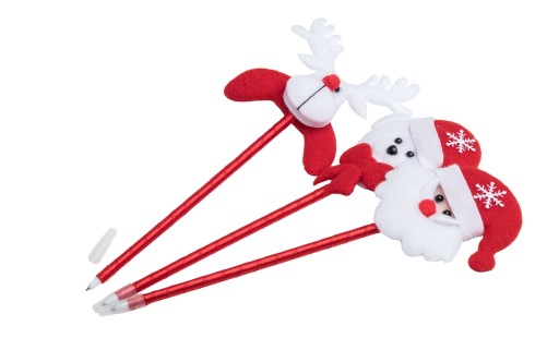Vianočné pero SAINT CLAUS, modrá náplň