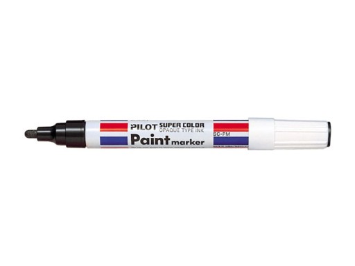 PILOT SUPER COLOR čierny olejový značkovač Farebný značkovač stredný M
