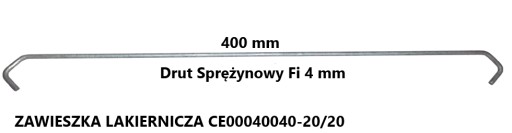 Vešiak na farby S CE00040040-20/20 - 1 ks.