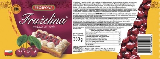 Prospona Frużelina čerešňa v géli 380 g