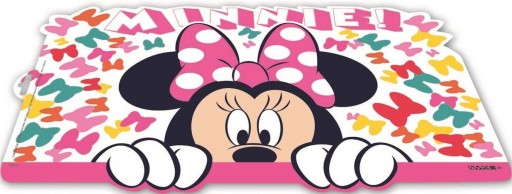 Tvarovaná plastová podložka 43x28cm MINNIE