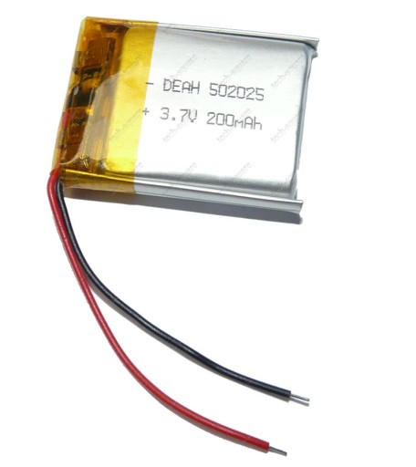 Nabíjateľná batéria Mp3 GPS RC 502025 200mAh