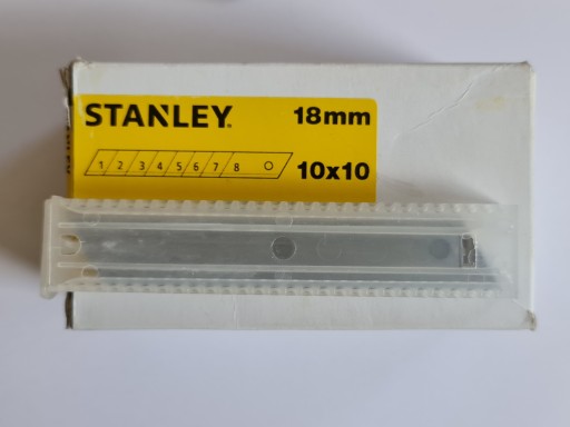 STANLEY NOŽE NÁHRADNÁ ČEPEL 18MM 10 KS