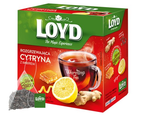 Zimný hrejivý čaj Lemon Ginger Med 20 Hrejivý čaj T. LOYD