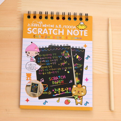 Vyfarbovacia stieracia strana SCRATCH-PAGE karty 10x14