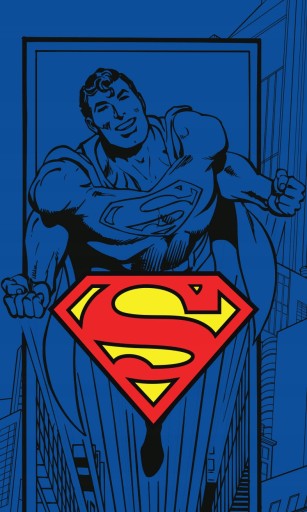 SUPERMAN uterák TOWEL 30x50 cm