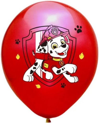 SADA BALÓNOV PAW PATROL SKYE CHASE RUBBLE BIRTHDAY HEL 10ks