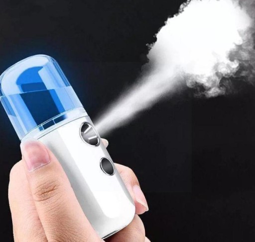 MINI ZVLHČOVAČ NA TVÁR NANO MIST s puzdrom / USB