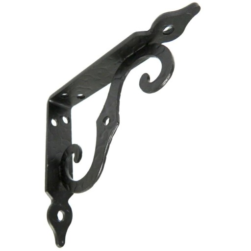 Konzola Ornamentálna podpera ČIERNA 100x90mm M.2