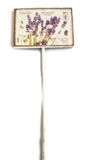 Ozdobná plaketa, kvetinový doplnok, LEVANDUĽA, 28 cm