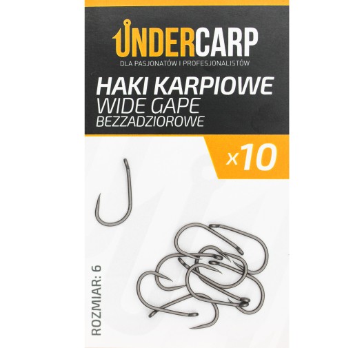 WIDE GAPE UNDERCARP KAPROVÉ HÁČKY 6 protihrotov