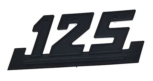 Slaninový odznak WSK 125 čierny emblémový org vzor