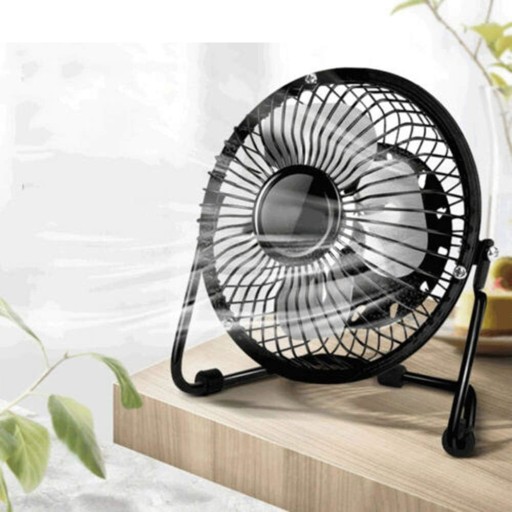 VENTILÁTOR USB VENTILÁTOR PEVNÝ MALÝ PRENOSNÝ NA STOL TICHÝ FUNKČNÝ