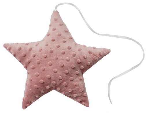 MINKY STAR / prívesok, vankúš 27cm Belbi