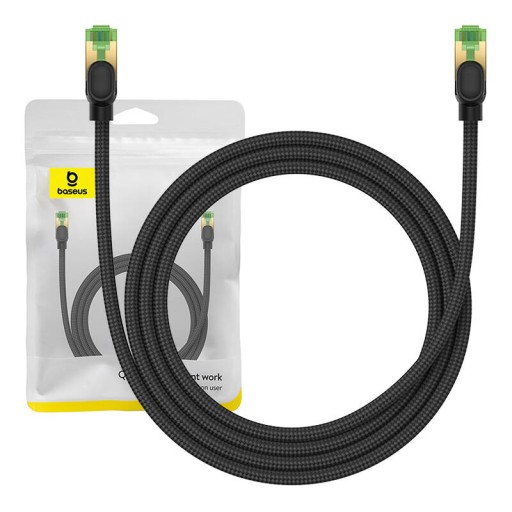 RÝCHLY SIEŤOVÝ KÁBEL RJ45 cat.8 40Gbps SILNÝ INTERNETOVÝ KÁBEL 1,5 m