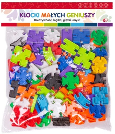 BLOKY MALÉHO GÉNIA - Mini puzzle 92 dielikov
