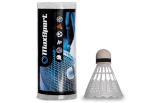 Bedmintonové loptičky 3 ks MAXSPORT