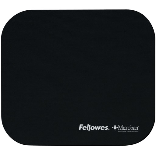 Podložka pod myš FELLOWES Microban, čierna