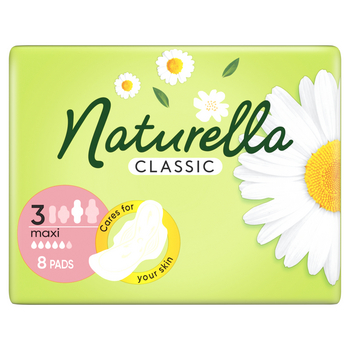 Naturella Classic Maxi Camomile hygienické vložky 8 kusov