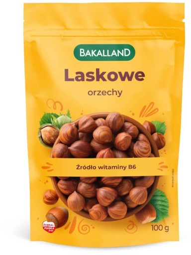 Bakalland lieskové orechy 100g x2