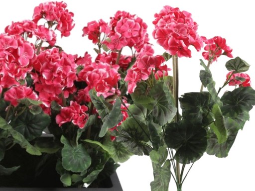 Umelé kvety Geranium na balkónovú terasu - ružová