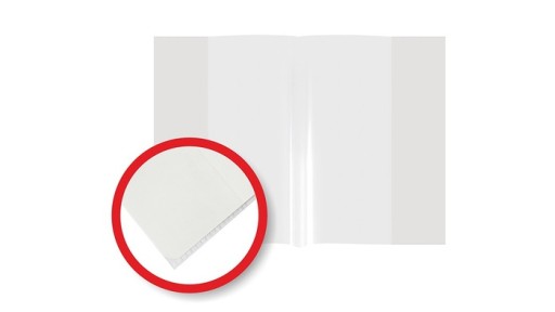 A5 PP obal na notebook Biurfol, priehľadný