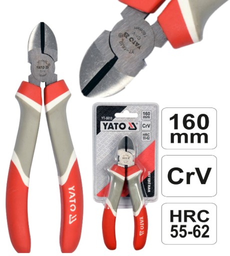 YATO BOČNÉ REZACIE KLIEŠTE CRV 160MM