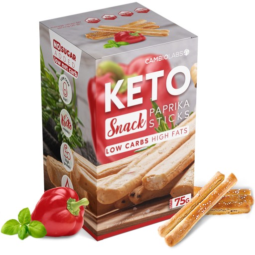 KETO PAPRIKOVÉ TYČKY Chutné, bez cukru! - Ketogénna tuková diéta