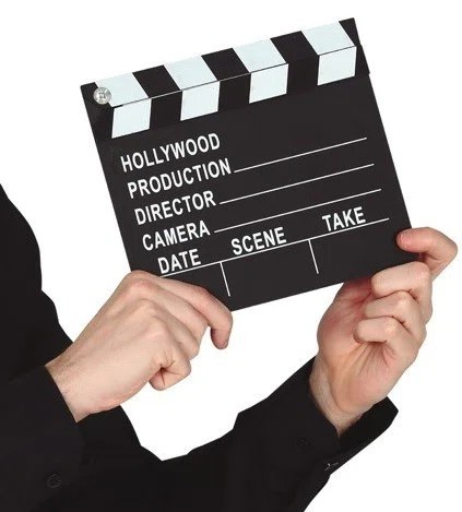 Filmová šindelka 20x18cm DOPLNKY K FILMOVÉMU OUTFITU SÉRIE STROJOV Hollywood