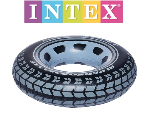 Nafukovací kruh na plávanie pre deti, priemer pneumatiky 91 cm INTEX 59252