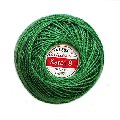 Cordonek Karat 8 zelený 0582 ARIADNA 10g 65m