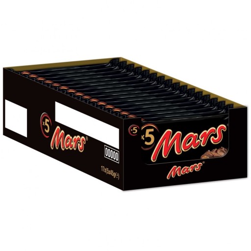 Mars Nugátová tyčinka s karamelom v čokoláde 5x45g