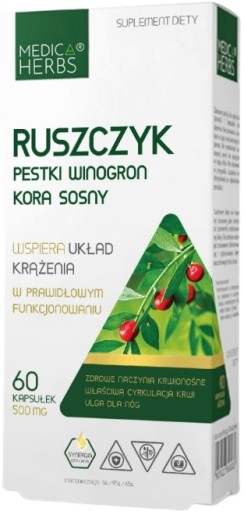Medica Herbs Mäsiarska metla Pine Circulation 60 viečok. Omladzovacia cirkulácia