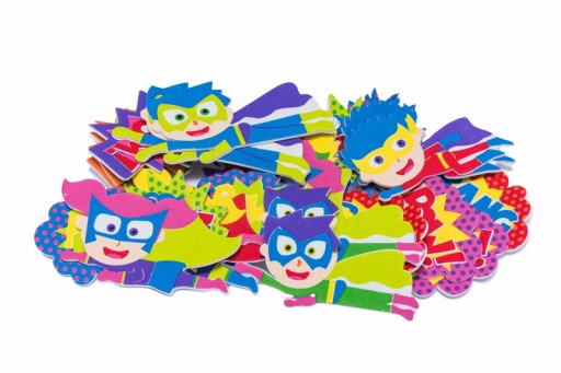 DEKORATÍVNE PENOVÉ NÁLEPKY S POTLAČOU SUPER HERO