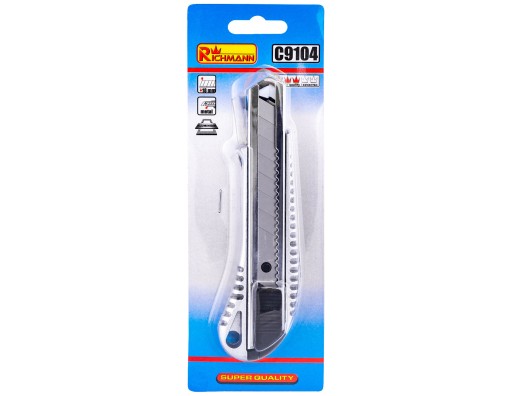 HLINÍKOVÝ Nôž NA TAPETY 18 MM C9104 RICHMANN