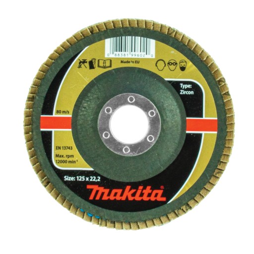 Lamelový brúsny kotúč 125 P120 ZIRKON Makita