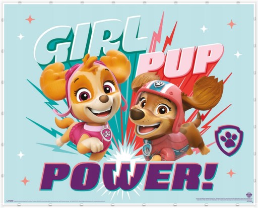 Plagát Paw Patrol Girl Power 50x40 cm pre deti