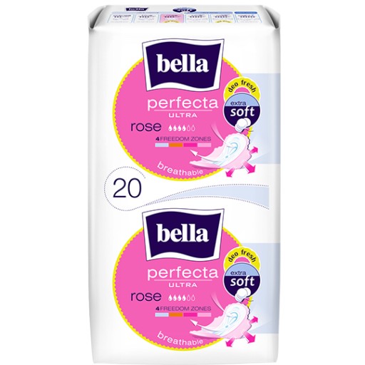Bella Perfecta Ultra Rose hygienické vložky 20 ks.