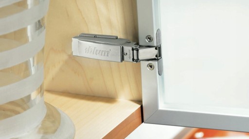 BLUM ČIERNY NÁBYTOKOVÝ PÁN PRE HLINÍKOVÝ RÁM + VODIČ ONYX 95°