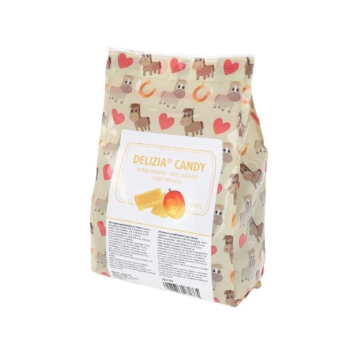 POCHUTINKY PRE KONE pochúťky med mango KERBL Delizia Candy 600g