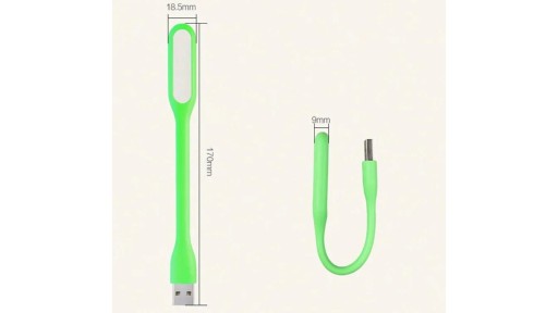 2x SILIKÓNOVÁ USB LED LAMPA FLEXIBILNÉ BIELE SVETLO RÔZNE FARBY ÚSPORNÉ