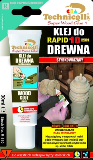 KLASICKÉ LEPIDLO NA DREVO RAPID TECHNICQLL R-850