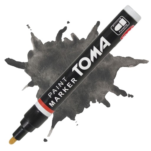 TOMA Permanentný fix s čiernym lakom ODOLNÝ!