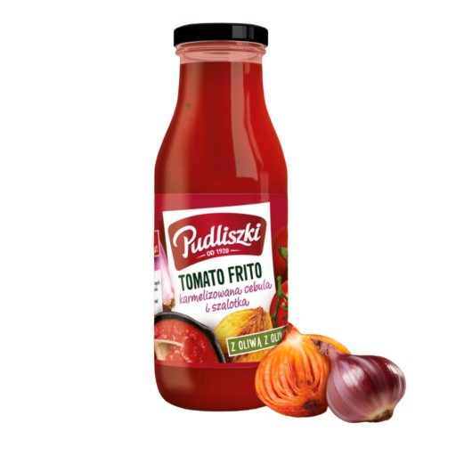 Paradajkové frito Pudliszki - karamelizovaná cibuľa a šalotka 500g