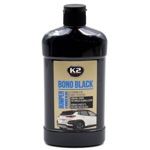 BONO BLACK Čierna látka na gumu a plast, 500 ml