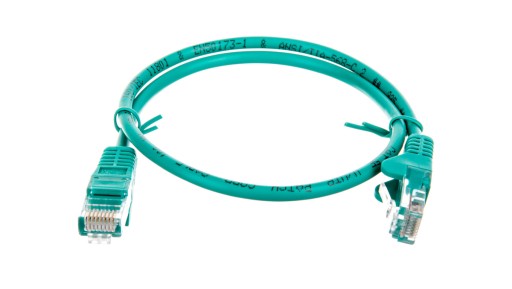 LAN UTP CAT 5e RJ45 sieťový kábel Zelený 0,5m