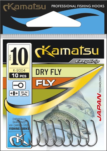 Kamatsu Dry Fly 14 Black Nickel Eyelet