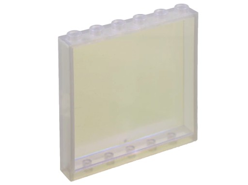 LEGO ELEMENT Panel 1x6x5 Satin Trans-Clear 59349 NOVINKA