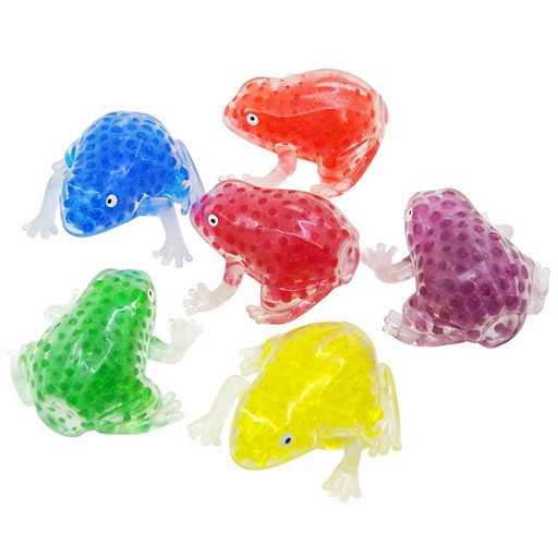 GNIOTEK GEL FAREBNÝ ŽABA ANTISTRESOVÝ SENZORY SQUISH PRANK JOKE