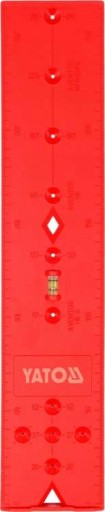 ŠABLÓNA NA MONTÁŽ PÁNTOV 270x55x3,6MM ABS
